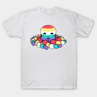 Sapphic (New) Pride Fidget Octopus T-Shirt